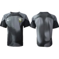 Pánský Fotbalový dres Brazílie Brankářské MS 2022 Domácí Krátký Rukáv